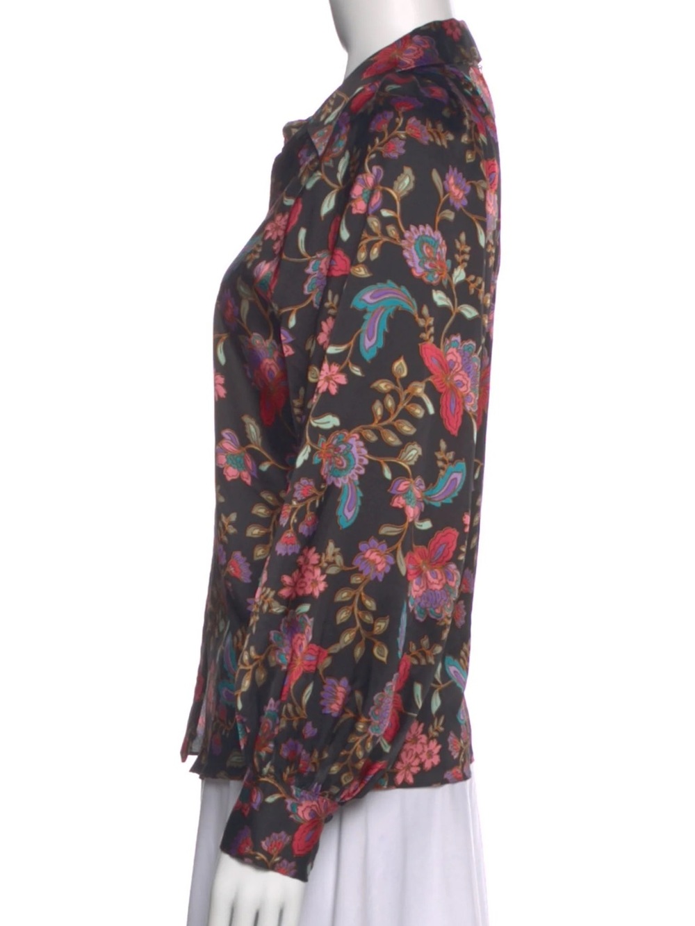 MISA LOS ANGELES $280 • 18” PTP • floral blouse - Picture 4 of 8